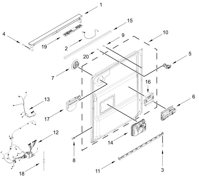Diagram for WDT750SAKW5