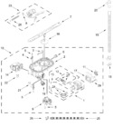 Diagram for Pump, Washarm And Motor Parts