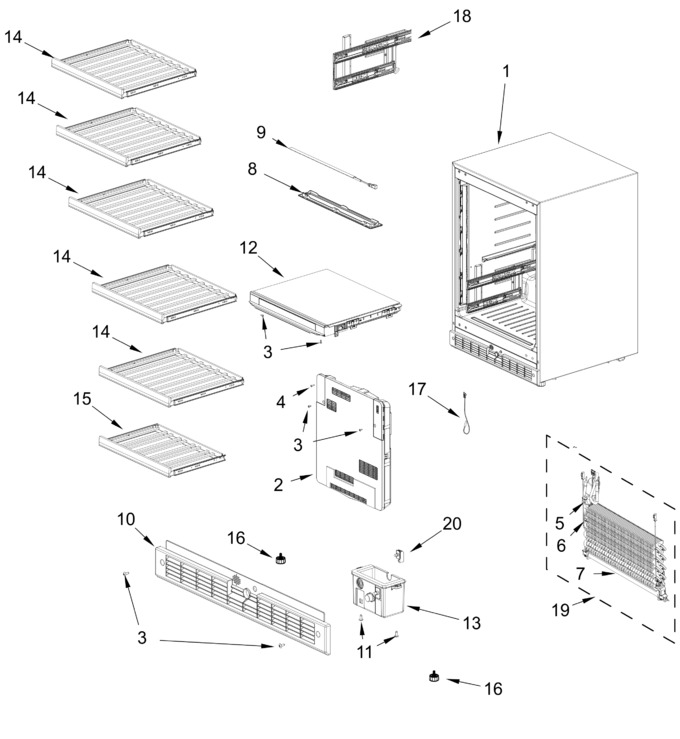 Diagram for KUWR324SPA00