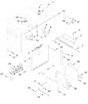 Diagram for Freezer Liner And Icemaker Parts