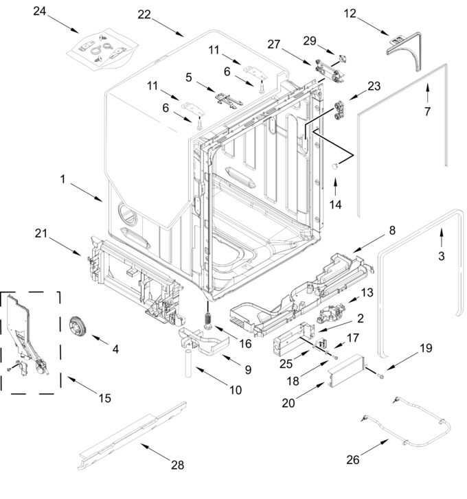 Diagram for WDPS7024RV3