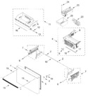 Diagram for Freezer Door Parts