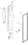 Diagram for Freezer Door Parts