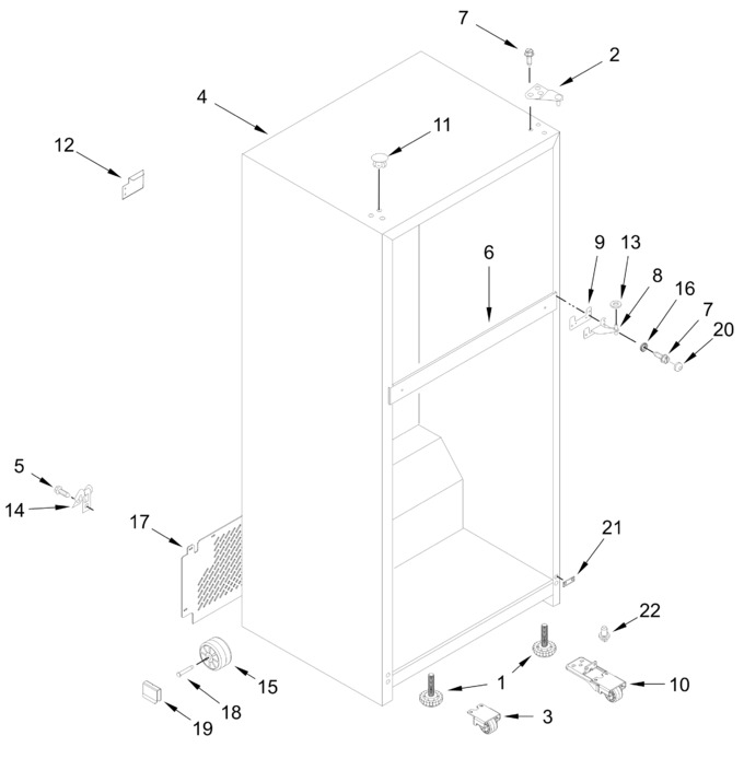 Diagram for WRTX3019SW01