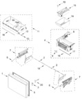 Diagram for Freezer Door Parts