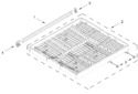 Diagram for Third Level Rack And Track Parts