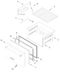 Diagram for Lower Drawer Parts