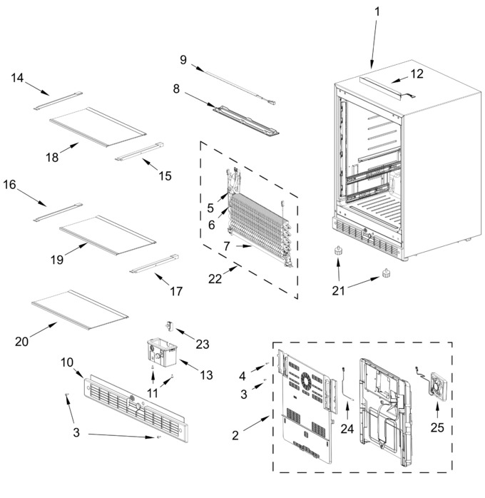 Diagram for KURL524SPS00