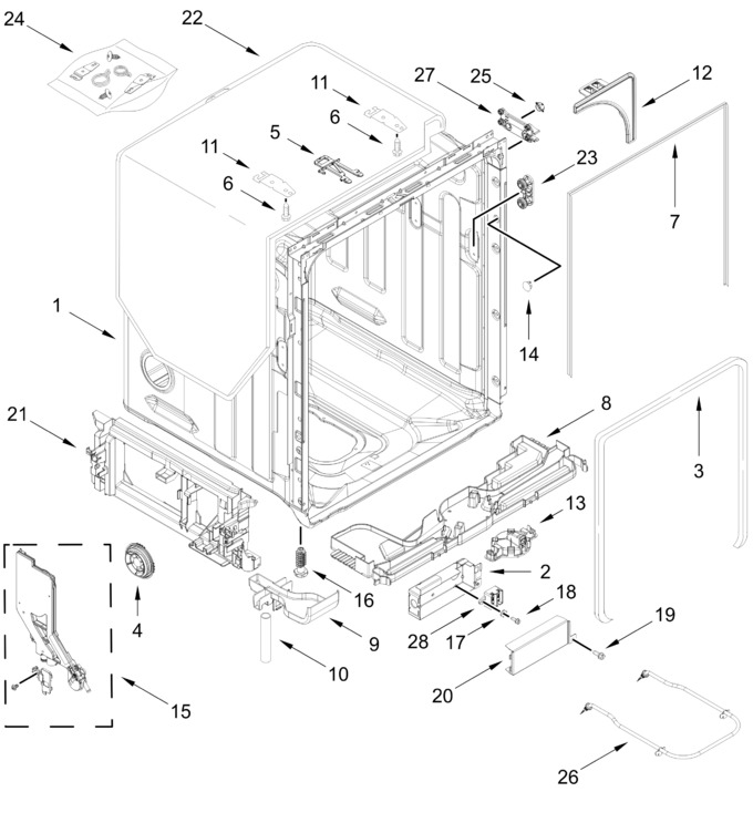 Diagram for WDTA50SAKB5