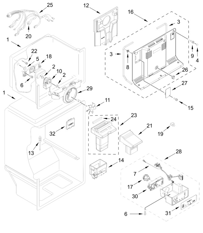 Diagram for WRTX3314TB00