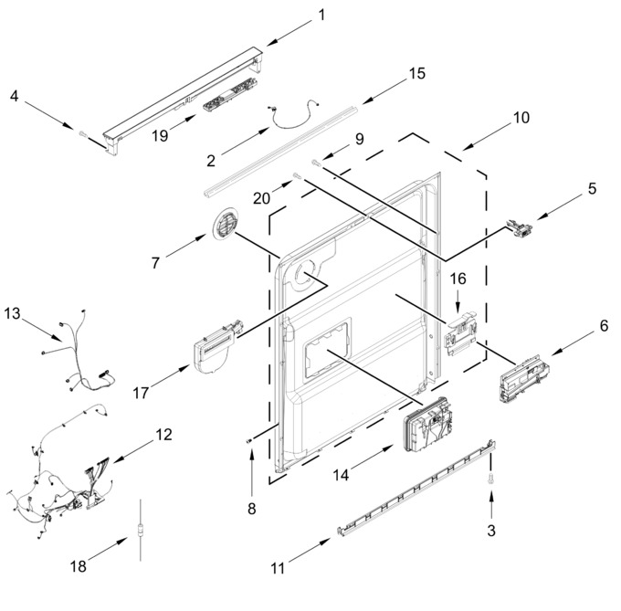 Diagram for WDTA50SAKW5