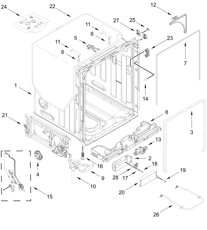 Diagram for WDTA50SAKW5
