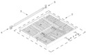Diagram for Third Level Rack And Track Parts