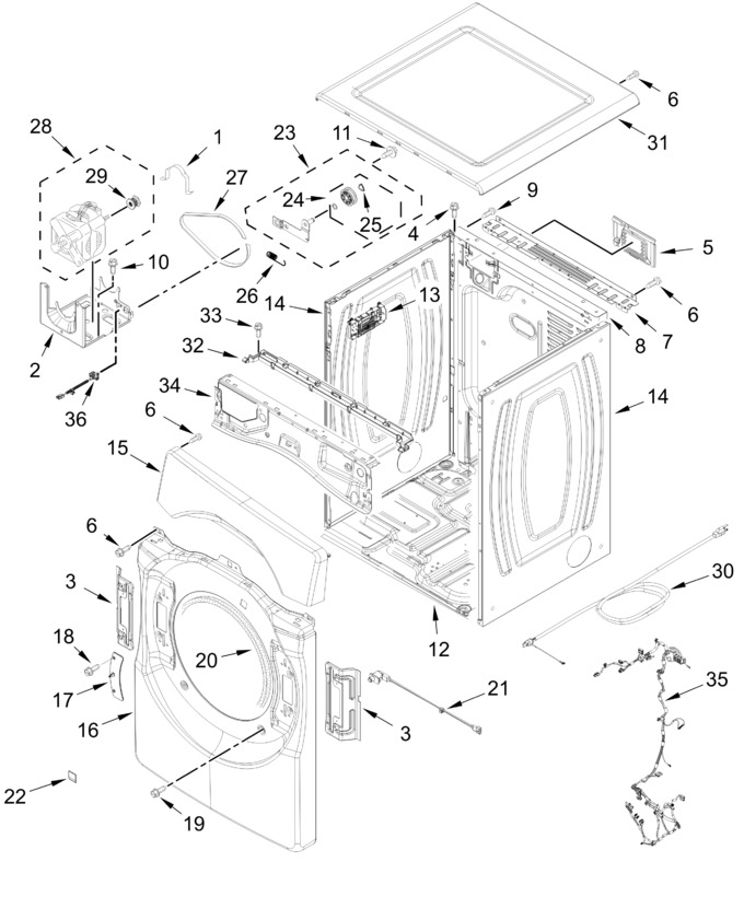 Diagram for WGF5727TW0