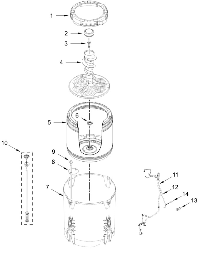 Diagram for WTW5105HC5