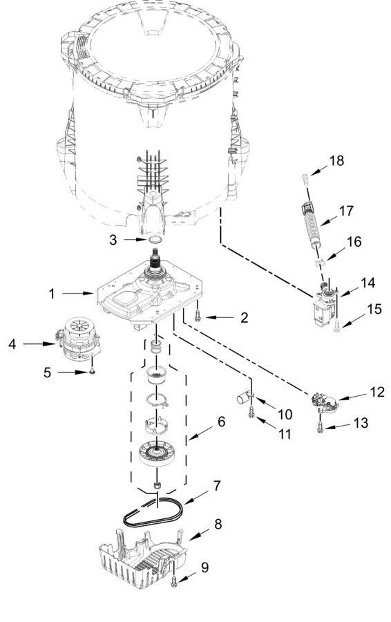 Diagram for WTW5105HC5
