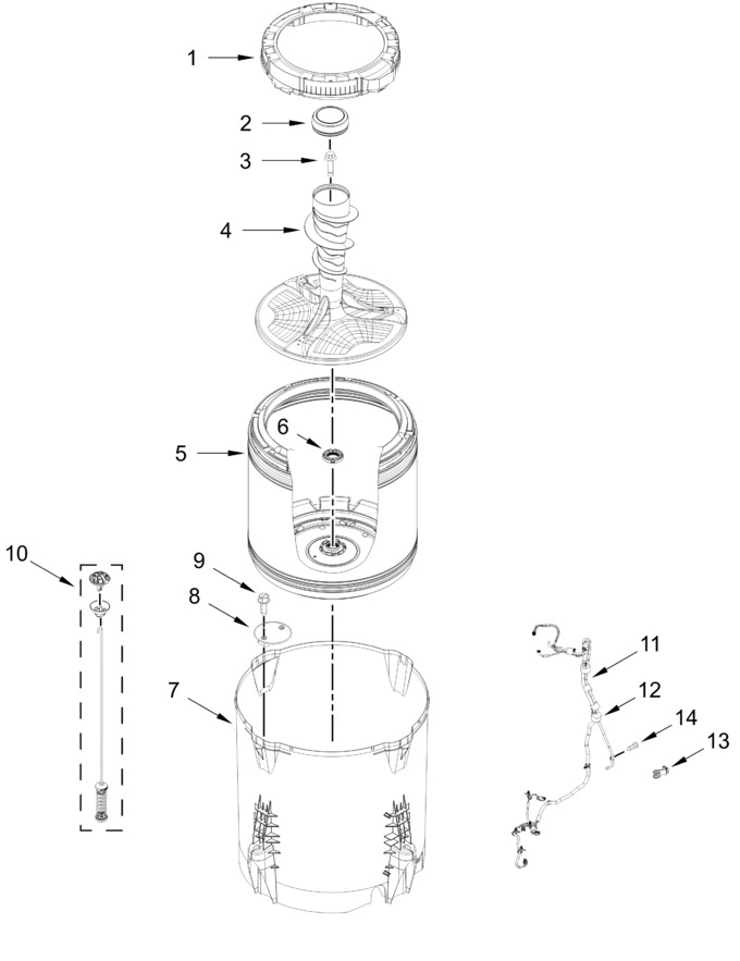 Diagram for WTW5105HC6