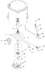 Diagram for Gearcase, Motor And Pump Parts