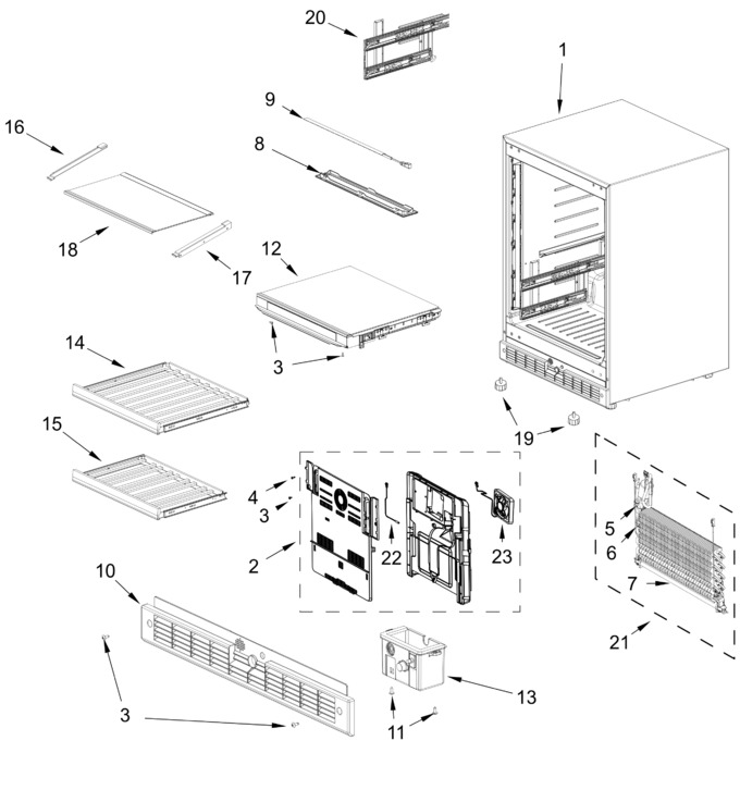 Diagram for KUBL524SSB00