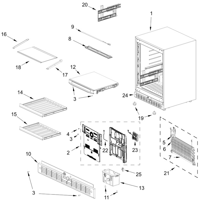Diagram for KUBL524SPS00