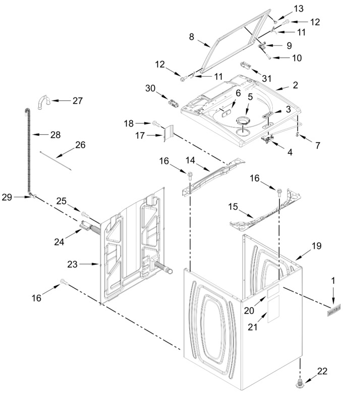 Diagram for MVW4505MW3