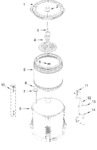 Diagram for Basket And Tub Parts
