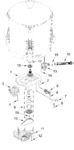 Diagram for Gearcase, Motor And Pump Parts
