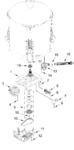 Diagram for Gearcase, Motor And Pump Parts