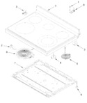 Diagram for Cooktop Parts