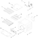 Diagram for Internal Oven Parts