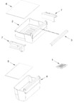 Diagram for Freezer Shelf Parts