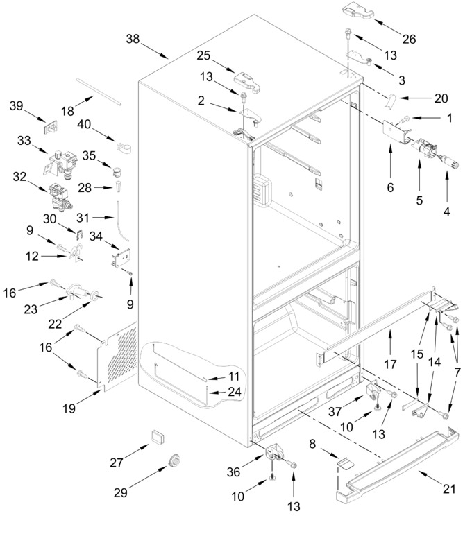 Diagram for WRF560SEHZ07