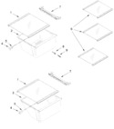 Diagram for Refrigerator Shelf Parts