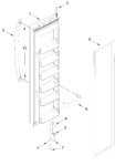 Diagram for Freezer Door Parts