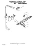 Diagram for 07 - Upper Wash And Rinse Parts