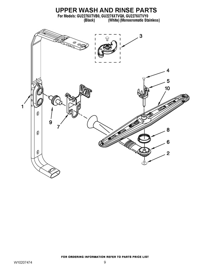 Diagram for GU2275XTVY0