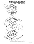 Diagram for 03 - Refrigerator Shelf Parts