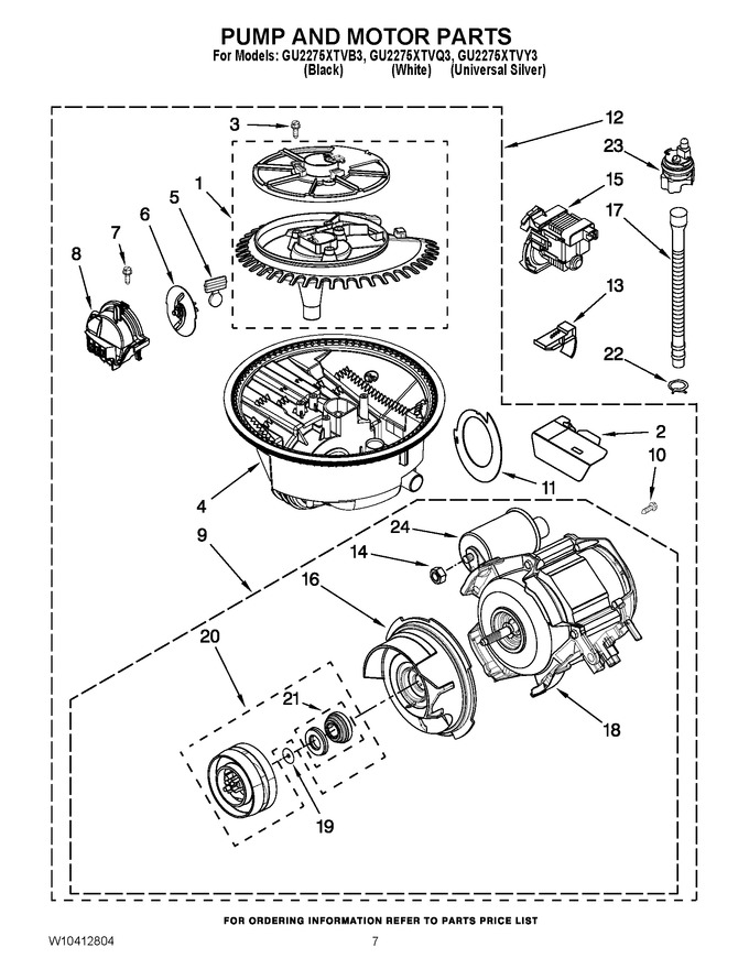 Diagram for GU2275XTVB3