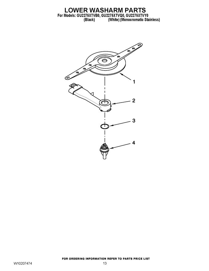 Diagram for GU2275XTVB0