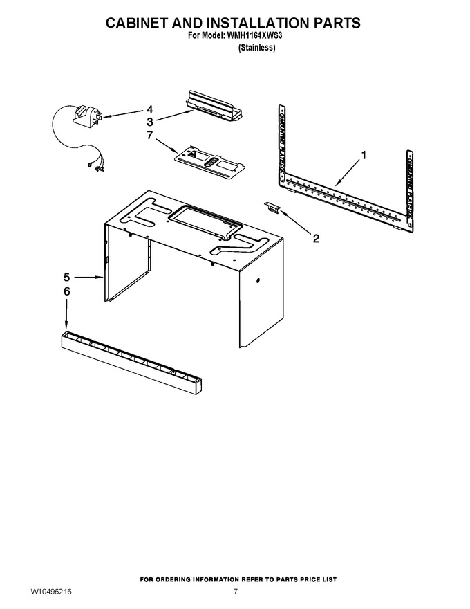 Diagram for WMH1164XWS3