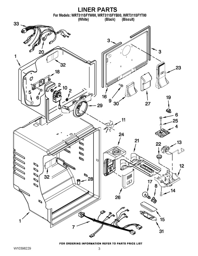 Diagram for WRT311SFYW00