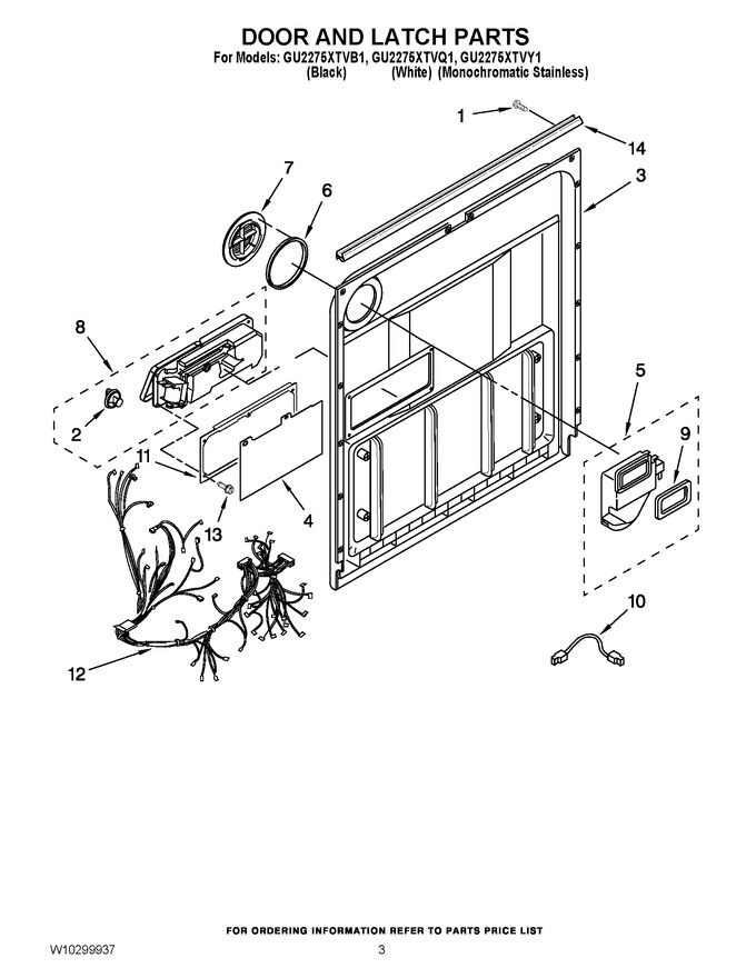 Diagram for GU2275XTVY1