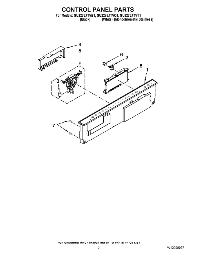 Diagram for GU2275XTVY1