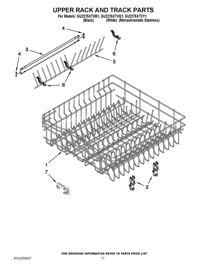 Diagram for GU2275XTVY1