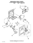Diagram for 08 - Dispenser Front Parts