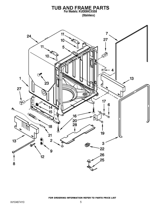 Diagram for KUDE50CXSS8