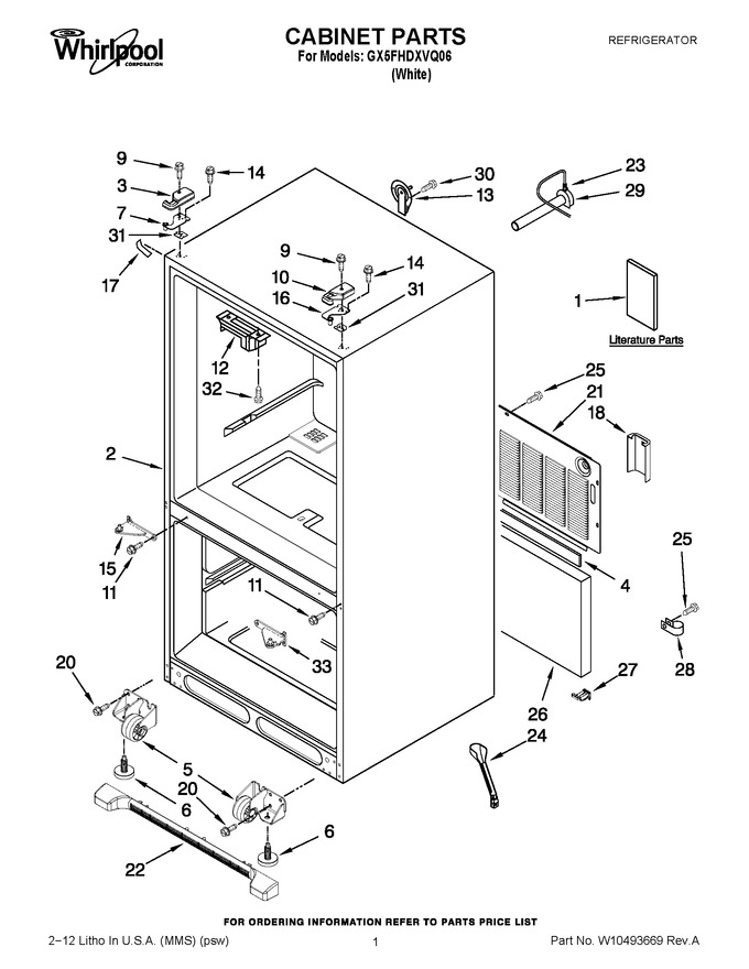 Diagram for GX5FHDXVQ06