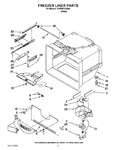 Diagram for 02 - Freezer Liner Parts