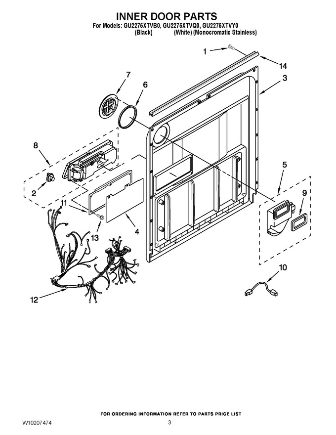 Diagram for GU2275XTVB0
