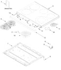 Diagram for Cooktop Parts